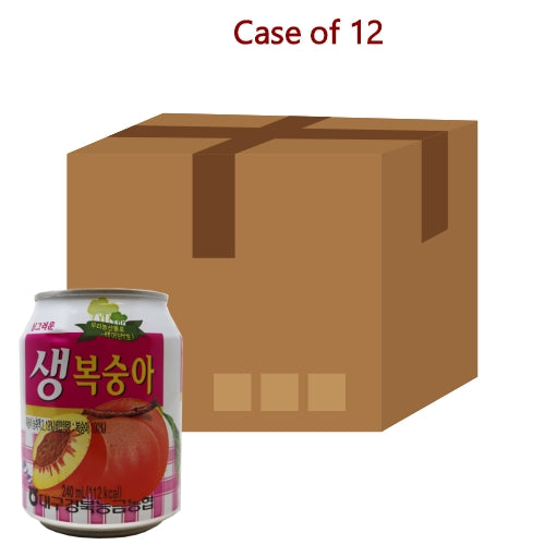 将图像加载到图库查看器中， NH Crushed Peach Drink-韓國蜜桃汁-240ml-DRINH102-12

