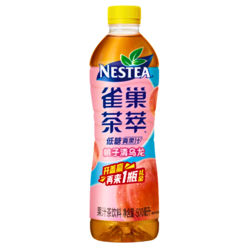 Nestea Fruit Juice - Peach & Oolong Tea-雀巢茶萃桃子清烏龍果汁茶-500ml-DRIN205