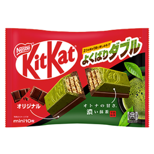 Nestle Kitkat - Mini Dark Matcha & Chocolate-雀巢迷你奇巧巧克力威化-特濃抹茶味-116g-CHONT106