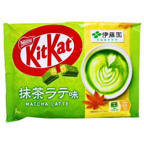 Nestle Kitkat Mini - Matcha Latte Flavour-迷你KIT KAT (抹茶拿鐵味)-104_4g-CHONT113