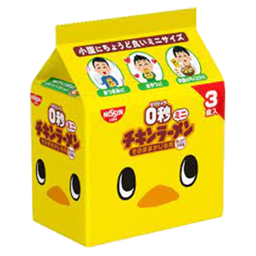Nissin 0 Seconds Mini Ramen - Chicken-日清-0秒雞肉迷你拉麵-3_32g-INN705