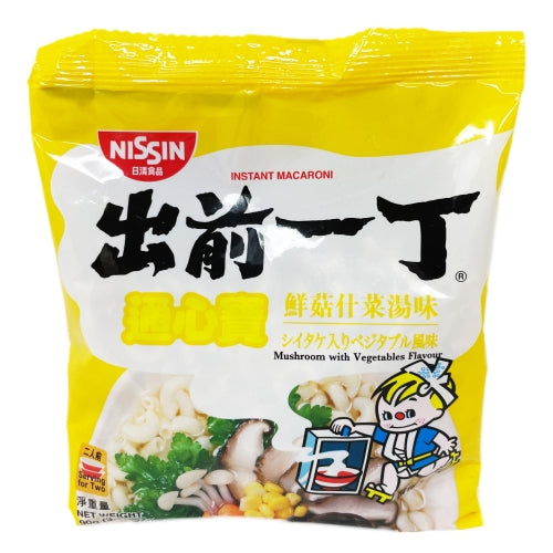 Nissin Macaroni - Mushroom with Vegetables-出前一丁通心寳-鮮菇什菜湯-90g-INN605