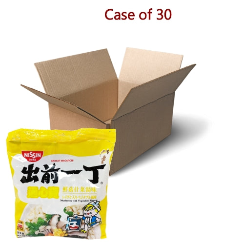 Nissin Macaroni - Mushroom with Vegetables-出前一丁通心寳-鮮菇什菜湯-90g-INN605-30