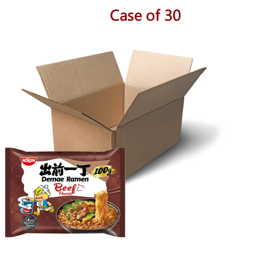 Nissin Noodles - Beef-出前一丁五香牛肉麵-100g-INN104-30