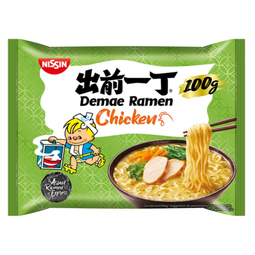 โหลดรูปภาพเข้าสู่ตัวดูแกลเลอรี, Nissin Noodles - Chicken-出前一丁雞蓉麵-100g-INN101

