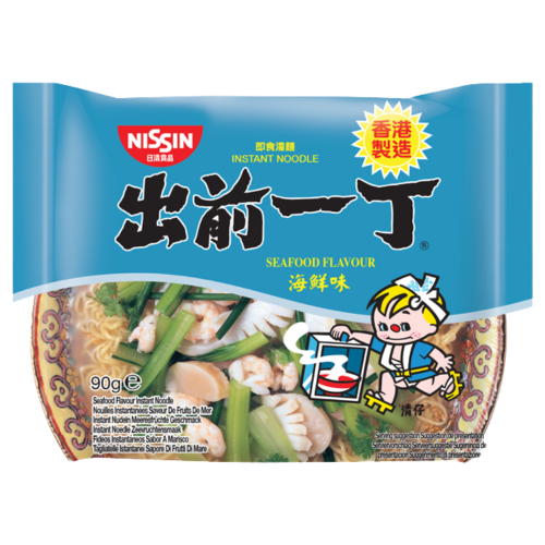 갤러리 뷰어에 이미지 로드, Nissin Noodles HK - Seafood-香港出前一丁海鮮面-90g-INN105A
