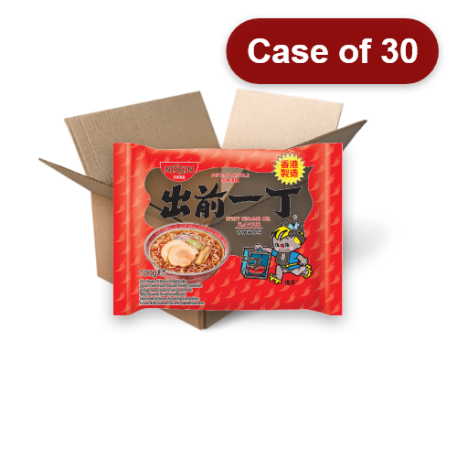 Nissin Noodles HK - Spicy Sesame Oil-香港出前一丁香辣麻油麵-100g-INN103A-30