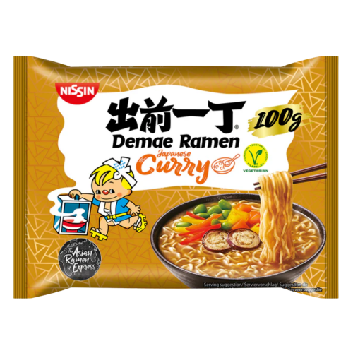 Nissin Noodles - Japanese Curry-出前一丁日本咖哩麵-100g-INN129