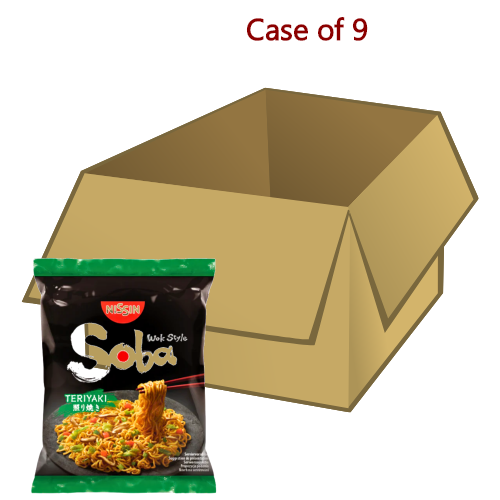 Nissin Soba Fried Noodles - Teriyaki-日清日式照燒味蕎麥麵-110g-INN158-9