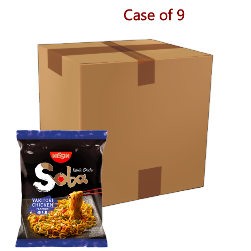 Nissin Soba Fried Noodles - Yakitori Chicken-日清日式串雞味蕎麥麵-110g-INN170-9