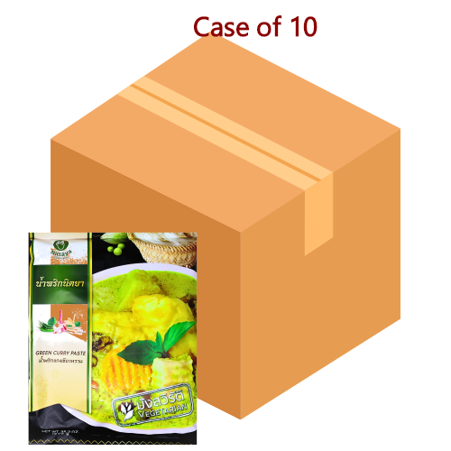 Nittaya (Vegetarian) Green Curry Paste-泰青咖哩醬(素)-1kg-CUR252-10
