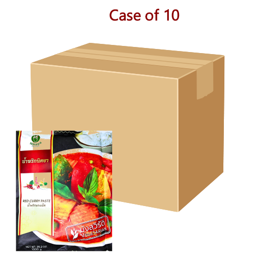 갤러리 뷰어에 이미지 로드, Nittaya (Vegetarian) Red Curry Paste-泰紅咖哩醬(素)-1kg-CUR251-10
