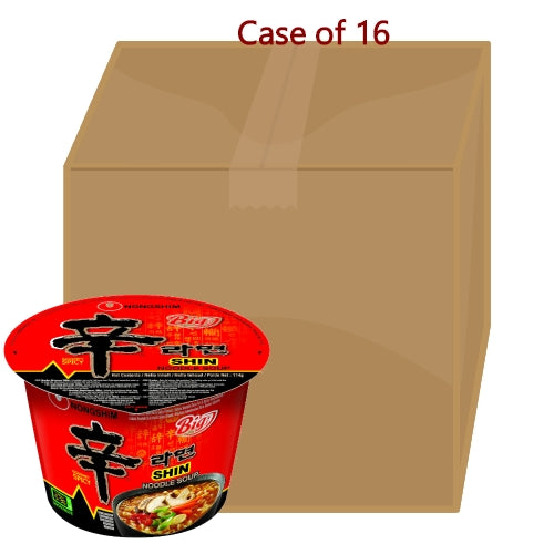 โหลดรูปภาพเข้าสู่ตัวดูแกลเลอรี, Nong Shim Big Shin Cup Noodle - Hot &amp; Spicy-農心辛辣碗麵-114g-INNS201-16
