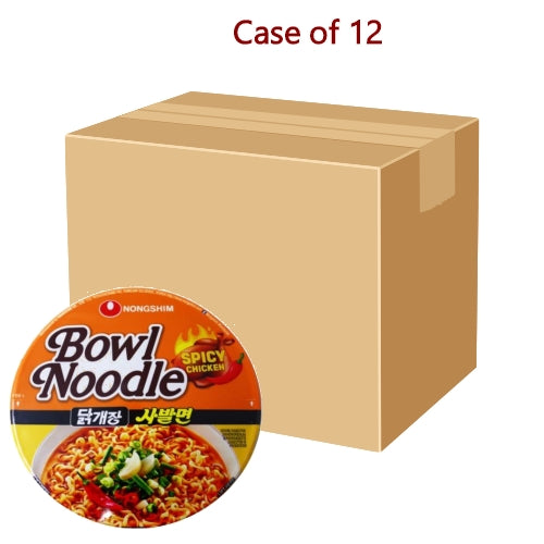 Nong Shim Bowl Noodle - Spicy Chicken-農心辣鷄味碗麵-100g-INNS305-12
