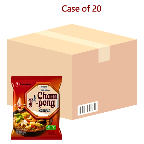 Load image into Gallery viewer, Nong Shim Cham Pong Ramyun-農心辣魷魚味湯麵-124g-INNS107-20
