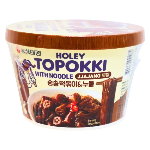 Nong Shim Taekyung Holey Topokki - Jjajang-農心碗裝年糕－炸醬味-128g-RCAKE482