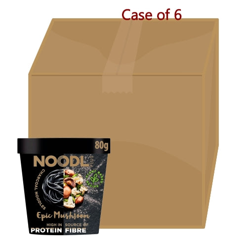 将图像加载到图库查看器中， Noodl Plus Charcoal Noodles with Epic Mushrooms-麵+蘑菇味竹炭杯麥麵-80g-INNP103-6
