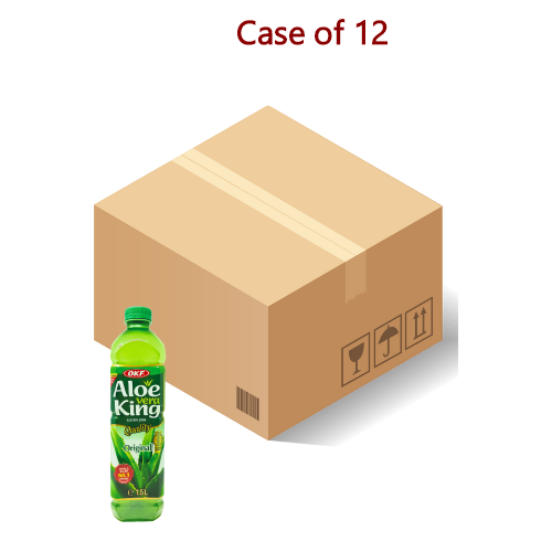 Load image into Gallery viewer, OKF Aloe Vera Drink-蘆薈王庫拉索蘆薈汁-原味含果粒-1_5ltrs-DRIOKF103-12
