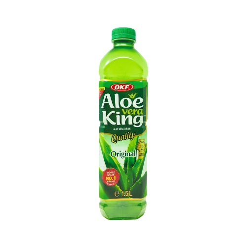 Load image into Gallery viewer, OKF Aloe Vera Drink-蘆薈王庫拉索蘆薈汁-原味含果粒-1_5ltrs-DRIOKF103
