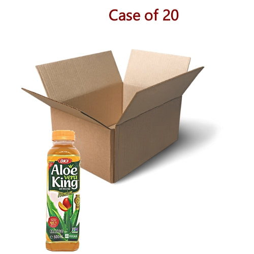 将图像加载到图库查看器中， OKF Aloe Vera Drink - Mango-蘆薈王庫拉索蘆薈汁-芒果味含果粒-500ml-DRIOKF111-20
