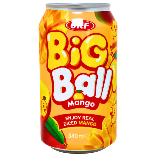 OKF Big Ball Mango Drink-蘆薈王果粒芒果飲料-340ml-DRIOKF257