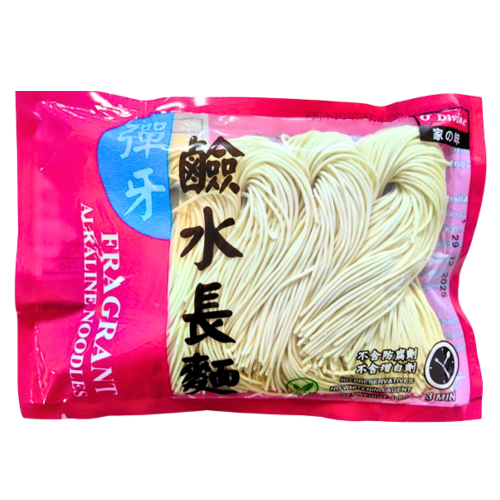 O'Divine Fragrant Alkaline Noodles-家の味鹼水長面-400g-FNOOODI103