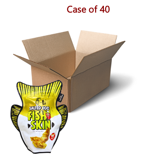 โหลดรูปภาพเข้าสู่ตัวดูแกลเลอรี, O-LI Salted Egg Fish Skin-O-LI 咸蛋黄香脆鱼皮-80g-SNACOLI101-40
