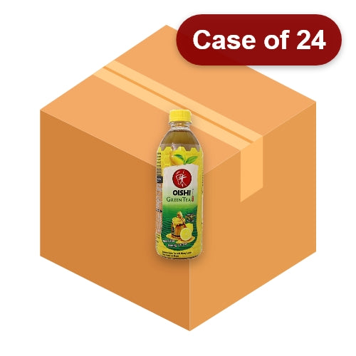 Oishi Green Tea - Honey & Lemon-泰國檸蜜綠茶-500ml-DRIOS101-24