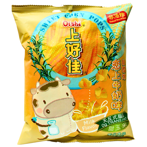 Oishi Sweet Corn Pops-上好佳玉米田園泡-40g-SNACOS204