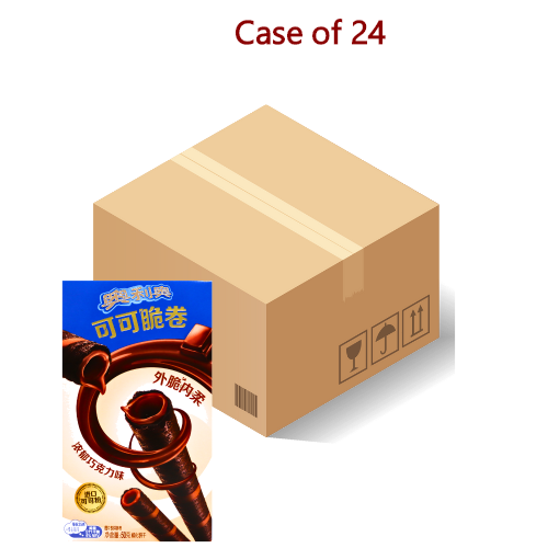 Oreo Cocoa Crisp Rolls - Chocolate-奧利奧可可脆卷-巧克力-50g-BISOO122-24