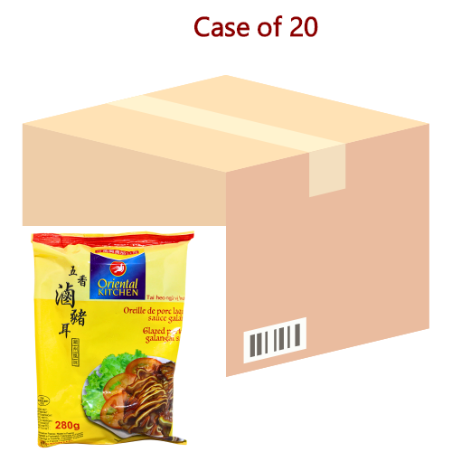 Load image into Gallery viewer, Oriental Kitchen Glazed Pork's Ear-萬興五香滷猪耳-280g-FMEATOK102-20
