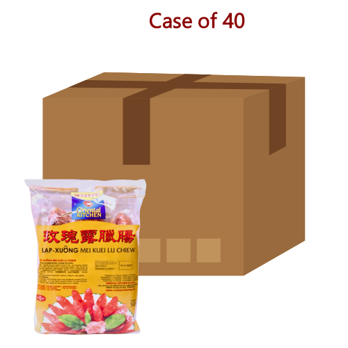 Load image into Gallery viewer, Oriental Kitchen Mei Kuei Lu Pork Sausage-萬興玫瑰露臘腸-500g-DMEATOK102-40
