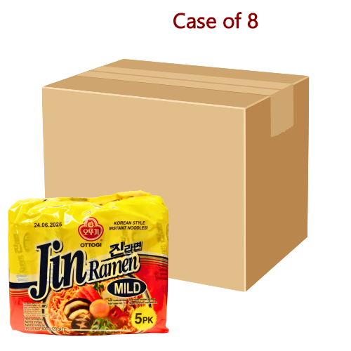 Ottogi Jin Ramyun - Mild (Multi Pack)-韓國不倒翁微辣味金拉面-5_120g-INOT102-8