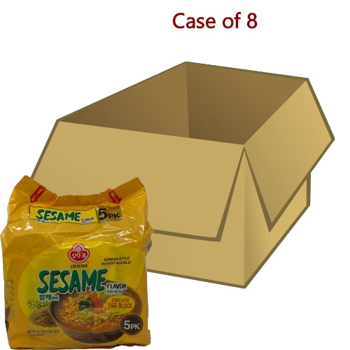 Ottogi Sesame Ramyun - Multi Pack-韓國不倒翁麻油拉面 - 5包装-5_115g-INOT108-8