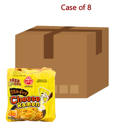 Load image into Gallery viewer, Ottogi Stir-Fry Cheese Ramen - Multi Pack-韓國不倒翁芝士撈面-4_120g-INOT112-8
