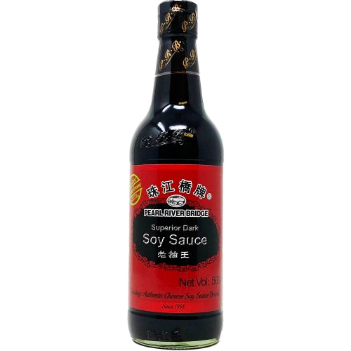 PRB Dark Soy Sauce - Bottle-珠江老抽王-500ml-SOY201