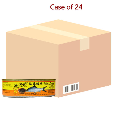 Load image into Gallery viewer, PRB Fried Dace with Salted Black Beans-珠江橋牌豆豉鯪魚-184g-TFISH103-24
