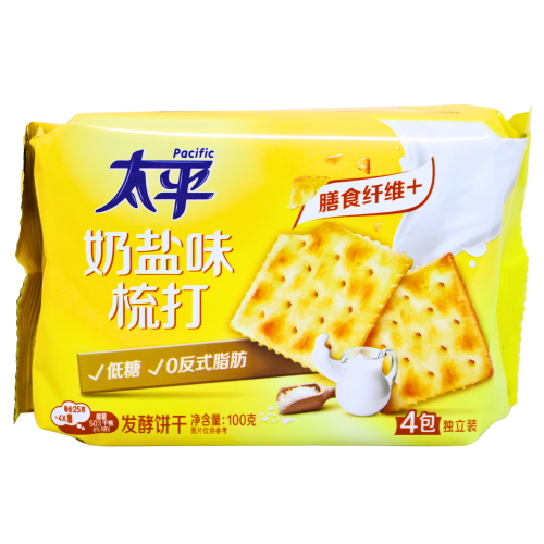 Pacific Saltine Crackers - Salt Flavour-太平梳打餅乾-100g-BISPF101