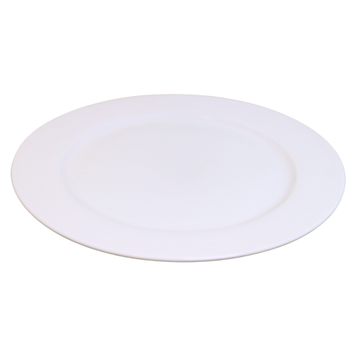 Plate Plain White 10