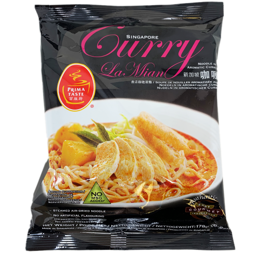 Load image into Gallery viewer, Prima Taste Curry La Mian-百勝厨新加坡咖哩拉麵-178g-INPT101

