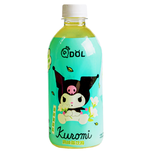 Load image into Gallery viewer, Q Dol Kuromi Jasmine Tea - Grapefruit-酷洛米系列茉莉花茶-西柚味-420ml-DRIQD452
