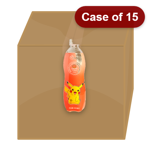 Q Dol Pokemon Soda - Grapefruit (Pikachu)-夢可寳西柚風味氣泡水-490ml-DRIQD402-15
