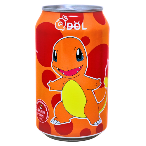 Q Dol Pokemon Soda - Lychee (Fennekin)-夢可寳荔枝風味氣泡水-330ml-DRIQD302