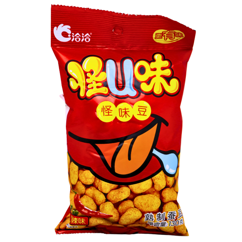 Qia Qia Broad Bean - Chilli-洽洽麻辣怪味豆-130g-SNACQQ102