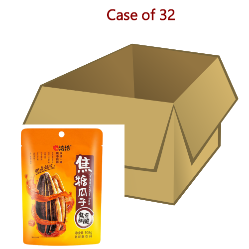 Qia Qia Sunflower Seeds - Caramel-洽洽焦糖瓜子-108g-SNACQQ109-32