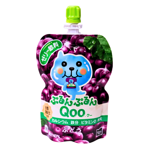 Qoo Jelly Drinks (Grapes Flavour)-QOO果凍葡萄味-125g-DES297