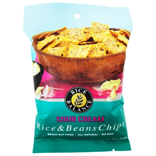 RB Rice & Beans Chips - Sour Cream-大豆米餅-酸乳酪味-30g-SNACRB101