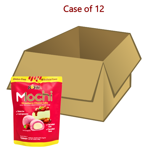 RF Mochi - Strawberry Cheese Cake-皇族麻糬-草莓乳酪蛋糕-180g-SNACRF117-12