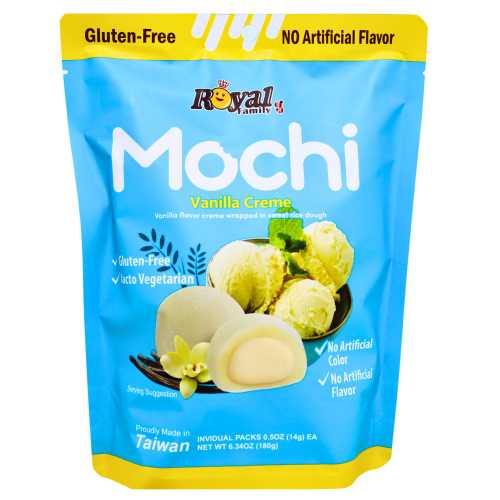 RF Mochi - Vanilla Creme-皇族麻糬-經典香草-180g-SNACRF120
