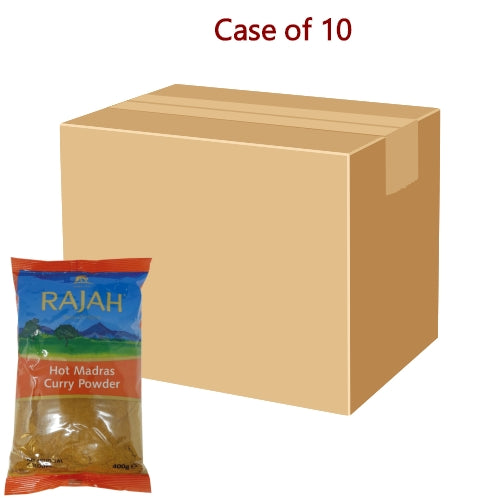 Rajah Hot Madras Curry Powder (400g)-馬德士咖喱粉 - 辣味-400g-SPIR146-10
